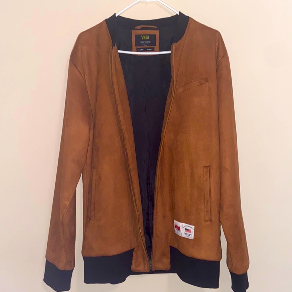 Men’s Casual Suede Jacket. Size XL
